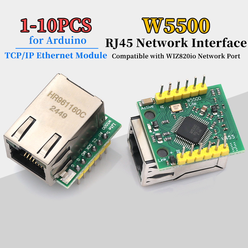 1/5/10Pcs W5500 모듈 TCP/IP 이더넷  - Ethernet Module W5500 리뷰 및 가격
