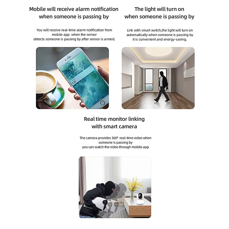 스마트 PIR 모션 센서 WiFi 지그비 인체 감지 센 - Home Automation Technology 리뷰 및 가격