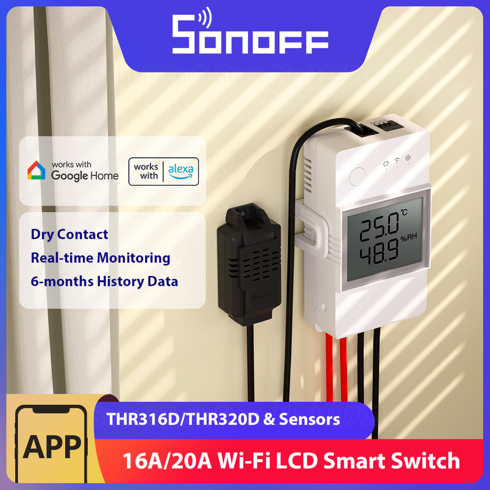 SONOFF THR316D/THR320D 온도 습도 스 - Sonoff Basic Switch 리뷰 및 가격